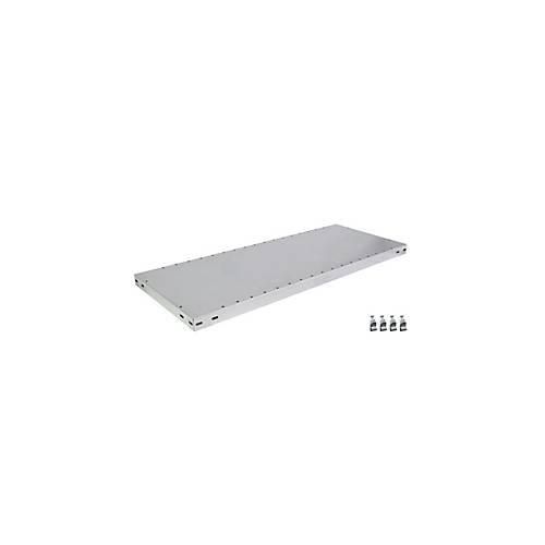 SCHULTE Lagertechnik Zusatz-Fachboden MULTIPlus 250, 1300x300 mm, 40 mm Kante, mit 4 Fachbodenträgern