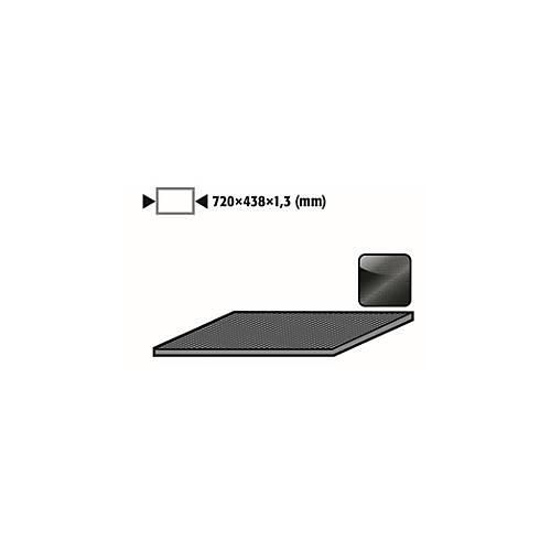Antirutschmatte für asecos Sicherheitsschränke der UB90 und UB30 Serie, schwarz, B 720 x T 438 x H 1,3 mm
