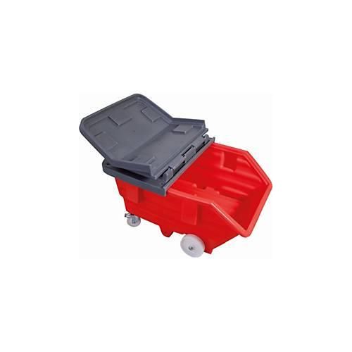 Deckel für asecos Kippwagen und Kippbehälter 750 l, Polyethylen, grau