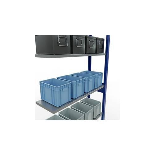 SCHULTE Lagertechnik - Stecksystem Anbauregal - 2500x1000x300 mm, Typ 150 kg