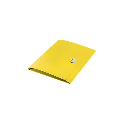 Leitz® Dokumentenmappe Recycle, A4, bis zu 150 Blatt, 3 Einschlagklappen, blickdicht, 100 % recycelbar, Blauer Engel, Kunststoff, gelb