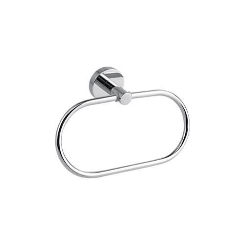 Handtuchhalter-Ring tesa Smooz, Befestigung ohne Bohren, ablösbar, chrom