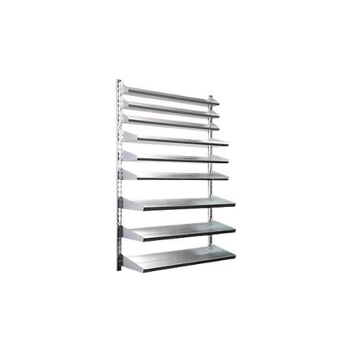 Wandregal 9 VK Schäfer Shop Select, 9 Böden, L 1000 x B 640 x T 100/155/220 mm, ohne Kästen