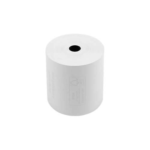 Thermorolle Exacompta, für Kassen, 1-lagig, BPA-frei, FSC-zertifiziert, 48 g/m², L 76 m x B 80 mm, Ø 80 mm, 10 Rollen, weiß