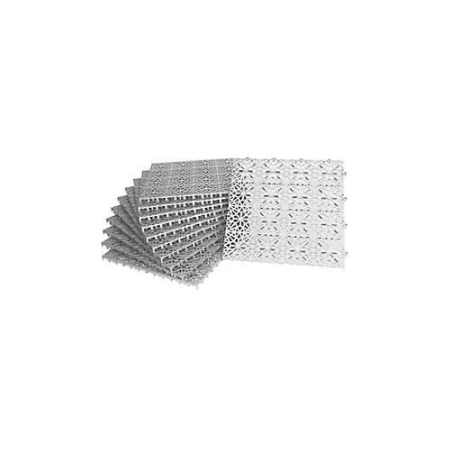 Platten Yoga Rost, silber, 11 Stück