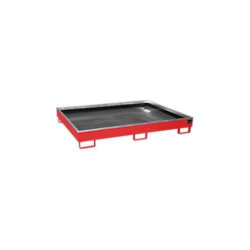 Regalwanne mit PE-Einsatz Regalwanne RW 1800 PE, lackiert, Feuerrot
