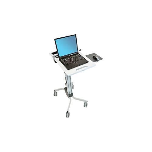 Laptop-Wagen Ergotron Neo-Flex 24-205-214, Sitz- oder Steharbeitsplatz, höhenverstellbar, für Laptops 17″, bis 6,8 kg, grau