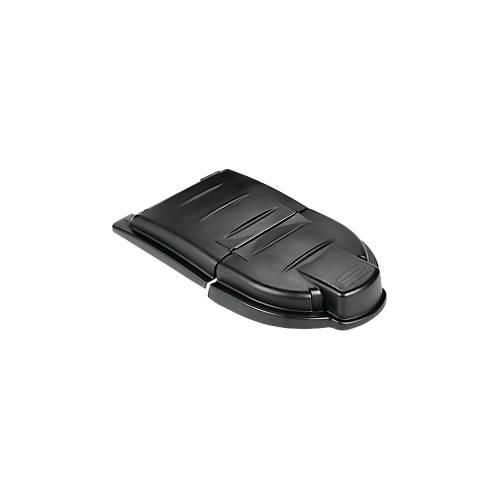 Deckel Rubbermaid®, für Mega BRUTE® Sammelbehälter mit 454 l, B 704,9 x T 765,2 x H 482,6 mm, LDPE, schwarz