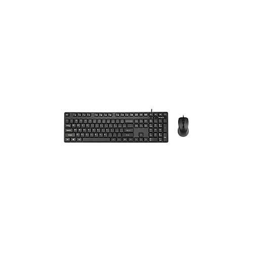 Targus - Tastatur-und-Maus-Set - volle Größe - antimicrobial - USB - QWERTY