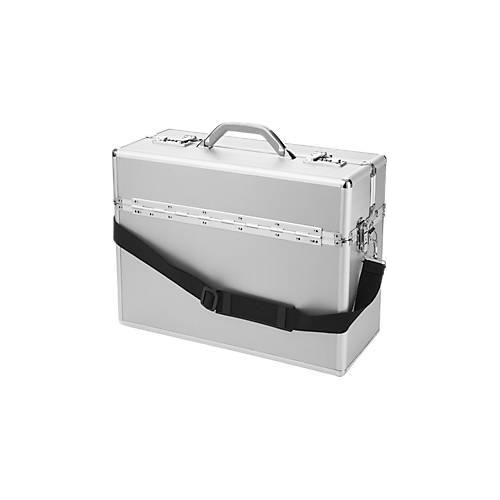 ALUMAXX Pilotenkoffer, mit Tragegriff, 1 Fach, Aluminium, silber