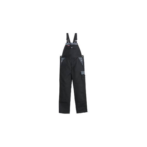 KANSAS® Latzhose Color, schwarz/grau, Gr. 46