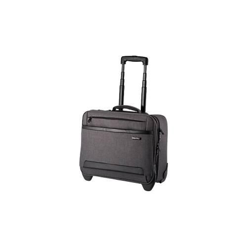 LIGHTPAK Overnight-Trolley, mit Tragegriff und Rollen, Polyester, grau