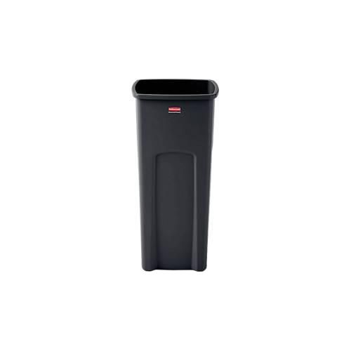 Rubbermaid Abfallbehälter Untouchable®, ohne Recycling-Logo, 87 Liter, schwarz