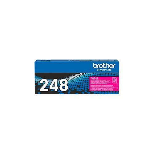 Original Brother Toner TN-248M, bis zu 1000 A4-Seiten, magenta
