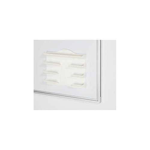 Markerhalter 89210, magnetisch, B 154 x T 25 x H 130 mm, für 4 Boardmarker, weiss