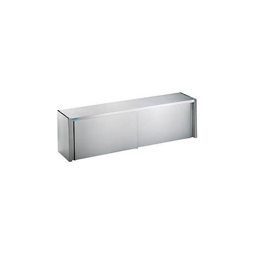 Hängeschrank, Edelstahl, m. Schiebetüren, B 2000 mm
