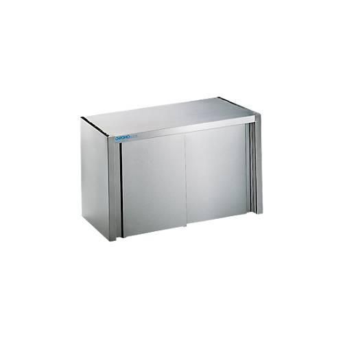Hängeschrank, Edelstahl, m. Schiebetüren, B 1000 mm