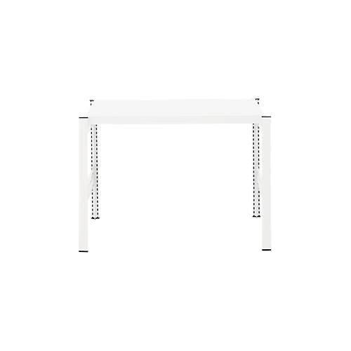 Kreativ-Tisch ORDO Professional, Grundtisch, multifunktional, herausnehmbare Schreibfläche, mobil, B 1060 x T 635 x H 825 mm, Stahl, verkehrsweiß RAL 9016