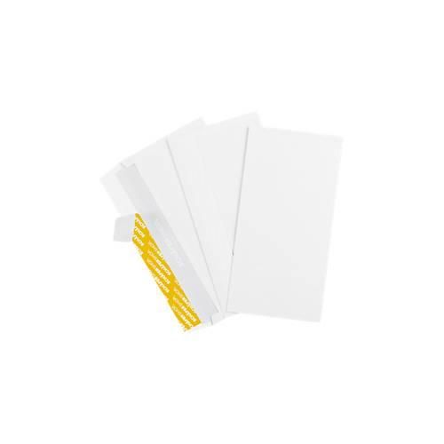 Schäfer Shop Genius Briefumschläge, DIN lang, ohne Fenster, Haftklebung, Papier, weiß, 100 Stück
