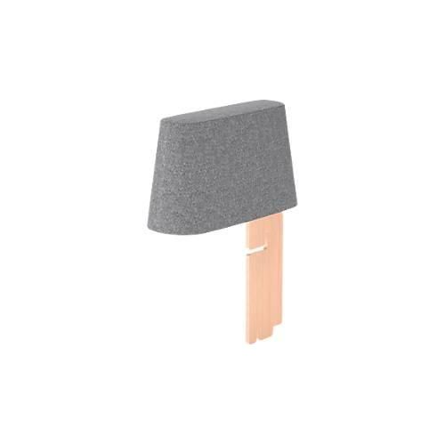 NowyStyl Rückenlehne für Sitzpoufs Tri.Ply L und M, grau