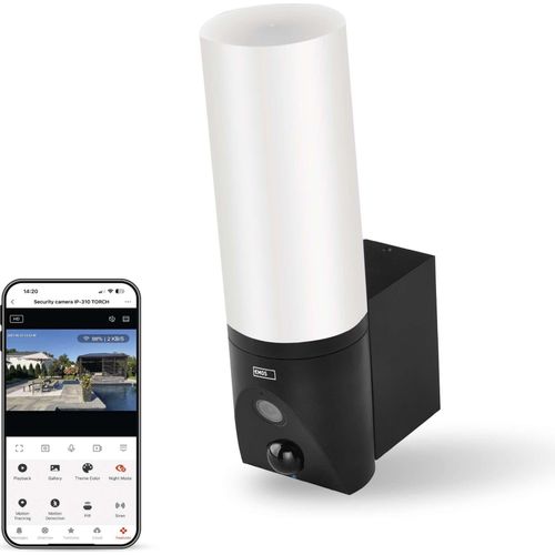 EMOS GoSmart Outdoor Überwachungskamera mit WiFi und App + 1200lm LED-Leuchte, rotierende 3 MP IP-Kamera mit Licht, H4065