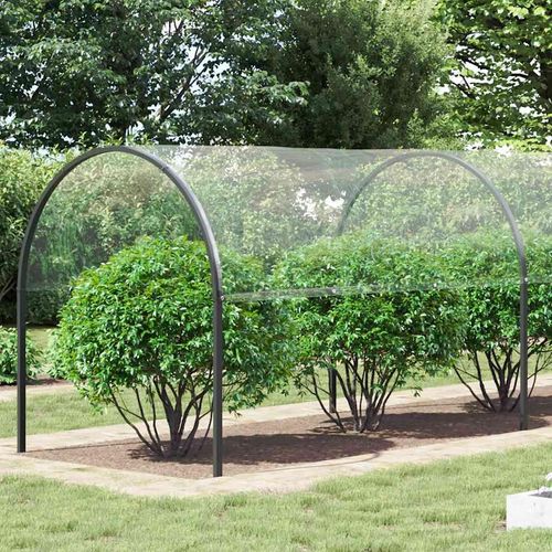 vidaXL Transparente Plane mit Ösen 4x12 m PVC