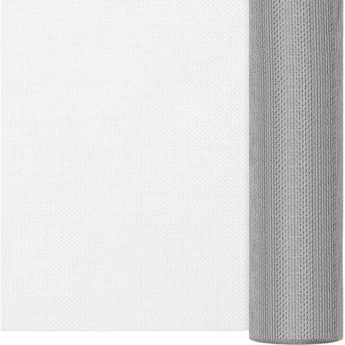 vidaXL Fliegengitter Edelstahl 100x2000 cm Silbern