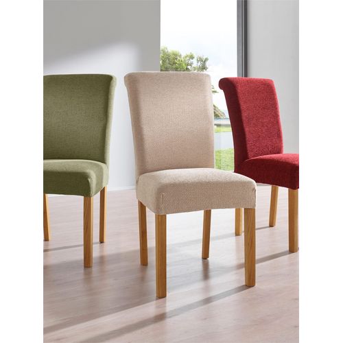 Hussen-Set Gr. 1, beige (sand), Stuhlhusse, Baumwolle, Stuhlhusse, Hussen