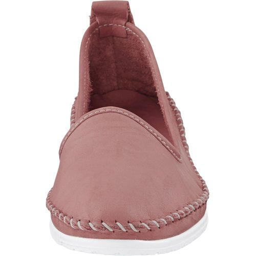 Slipper ANDREA CONTI, Damen, Gr. 43, rosa (rosé), Glattleder, Leder, modisch, Schuhe
