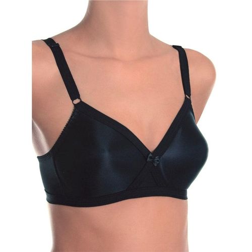Bügelloser BH SASSA, Damen, Gr. 95, Cup D, schwarz-weiß (weiß, schwarz), 88% Polyamid, 12% Elasthan, BHs