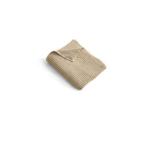Handtuch Waffelpiqué Stonewashed - Einheitsgröße / Sandstein / Stonewashed Waffelpiqué Baumwolle