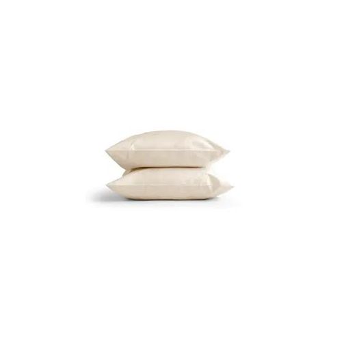2er-Set Baumwolle Kissenbezug - 40x80 cm / Creme / Perkal