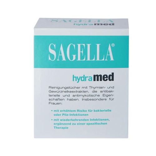 SAGELLA hydramed Intimwaschlotion Tücher 10 St
