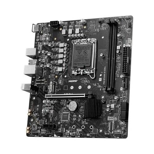 MSI PRO B760M-B DDR4 LGA1700 Motherboard Sockel LGA 1700 Chipsatz B760 Speicher DDR4 Speichertyp DIMM Speicherfrequenz 4800(OC)/ 4600(OC)/ 4400(OC)/ 4266(OC)/ 4200(OC)/ 4000(OC)/ 3800(OC)/ 3733(OC)/ 3600(OC)/ 3466(OC)/ 3400(OC)/ 3333(OC)/ 3200(OC)/