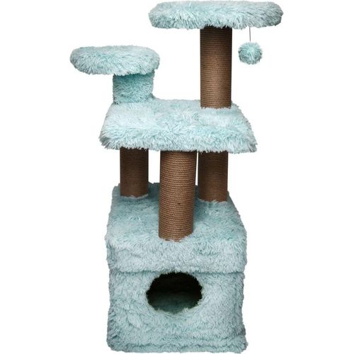 Manahee Pawni | Kratzbaum 100% Sisal | Hellblau | 52 x 67 x 100 cm