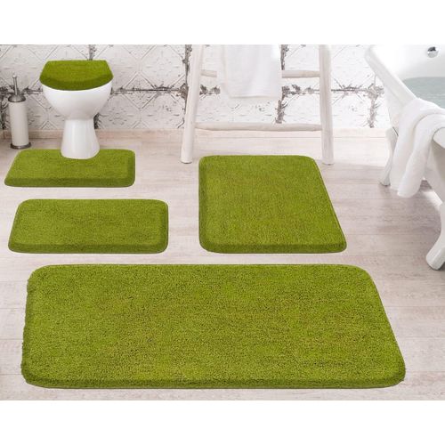 Badematte GRUND Gr. 5, grün (kiwi), rechteckig (60cm x 100cm),, Badematten