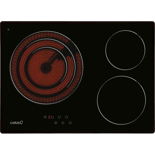 Platte aus Glaskeramik Cata TT 5003 60 cm 5700 W 2700 W