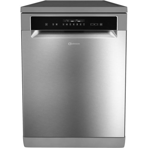 BAUKNECHT Standgeschirrspüler "BFP 5O41 PLT X", C (A-G), silber (silberfarben), B:60cm H:85cm T:59cm, Geschirrspüler