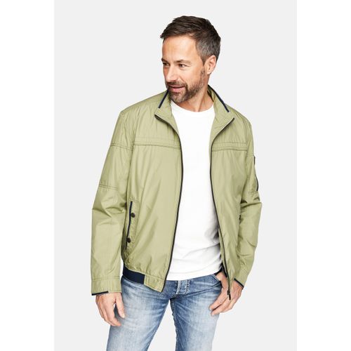 Outdoorjacke CABANO, Herren, Gr. 62, grün, 100% Polyester, unifarben, sportlich, kurz, hoch geschlossener Ausschnitt, Langarm, Jacken, mit wasserabweisender Funktion