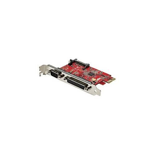 StarTech.com PCIe-Karte mit serieller und paralleler Schnittstelle - PCI-Express-Kombi-Adapterkarte mit 1x DB25-Parallelschnittstelle & 1x serieller RS232-Schnittstelle (PEX1S1P950) - Adapter Parallel/Seriell - PCIe 2.0 - IEEE 1284 x 1 + RS-232 x 1