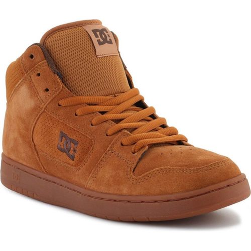 DC Shoes Manteca 4 Hi Herren Schnürung Leder Turnschuhe Weizen – 9,5 UK - 44 EU - 10,5 US / Weizen