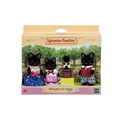 Sylvanian Families Midnight Cat Family
