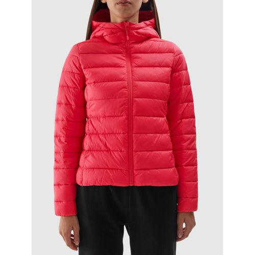 Steppjacke 4F, Damen, Gr. L, rot (coral), Steppware, Obermaterial: 100% Polyamid. Futter: 100% Polyamid. Wattierung: 100% Polyester, unifarben, sportlich, Langarm, Jacken
