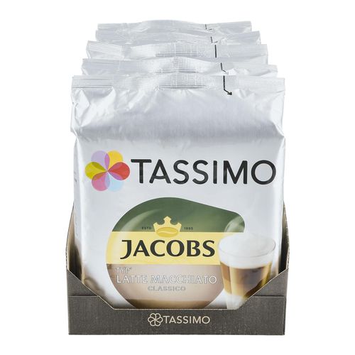 Jacobs Tassimo Latte Macchiato 16 Kapseln 264 g, 5er Pack