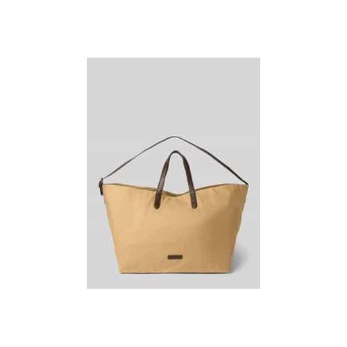Shopper mit Label-Patch Modell 'Finn'