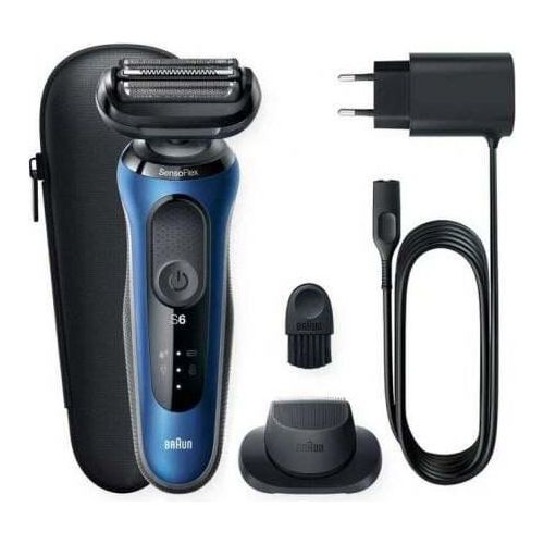 Braun Series 6 61-B1200s Nass-/Trockenrasierer + Reiseetui + 1 Zubehörteil