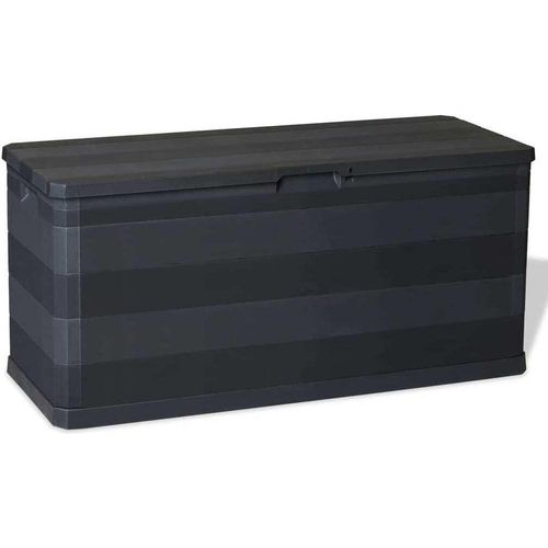 Gartenbox Schwarz 117×45×56 cm