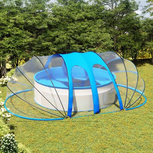 Möbel Pool-Kuppel Oval 620x410x205 cm - Poolzubehör 92796