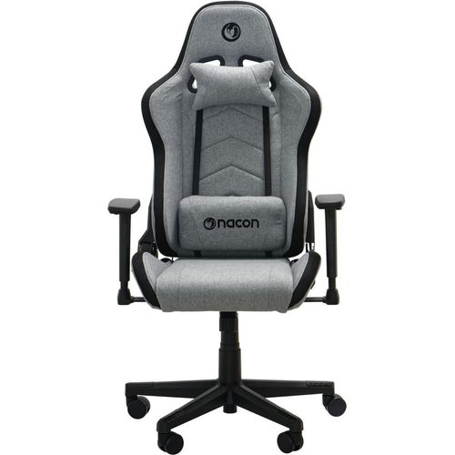 NACON PCCH-675-RGB Videospiel-Stuhl Gaming-Sessel Gepolsterter Sitz Grau