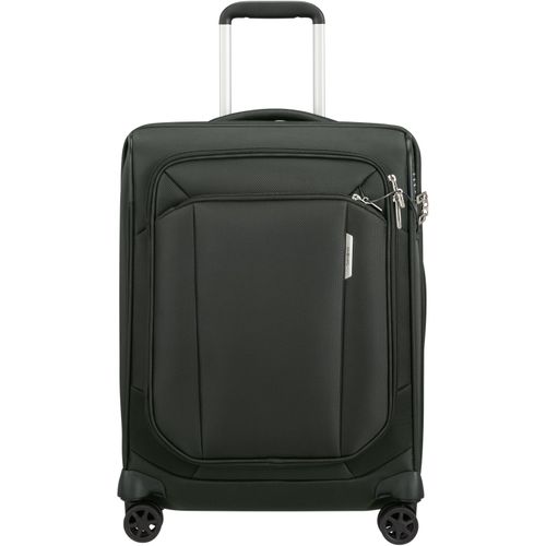 Weichgepäck-Trolley SAMSONITE "RESPARK exp, verschiedene Größen und Farben", Gr. B/H/T: 40cm x 55cm x 23cm 43 l, grün (forest grün), unifarben, Koffer, Reisekoffer Aufgabegepäck Reisegepäck mit Volumenerweiterung